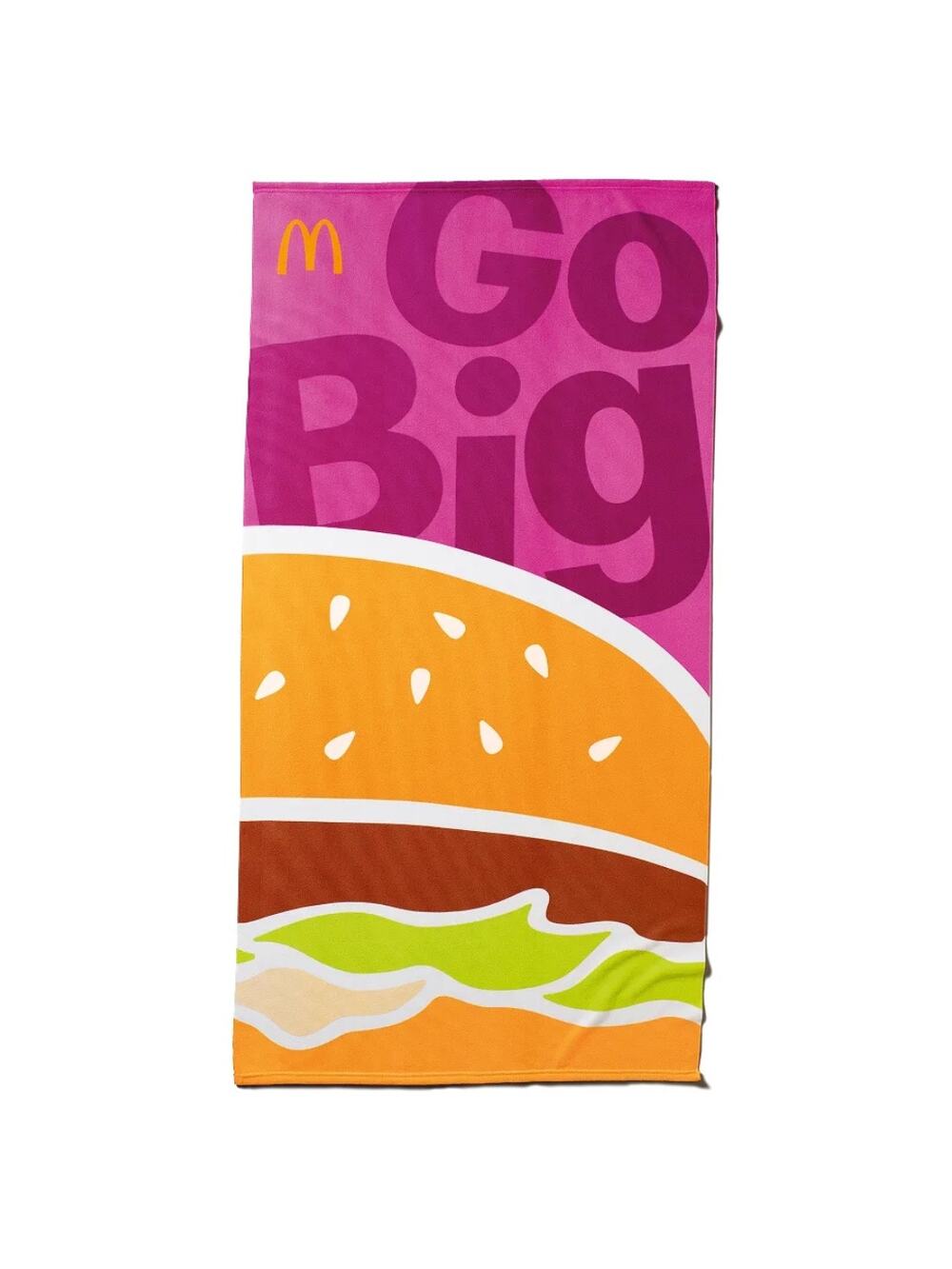 McDonald's Beach Towel Big Max Burger Limited Edition Italy Europe Exclusive NEW